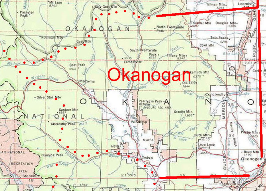 Map Okanogan 3119
